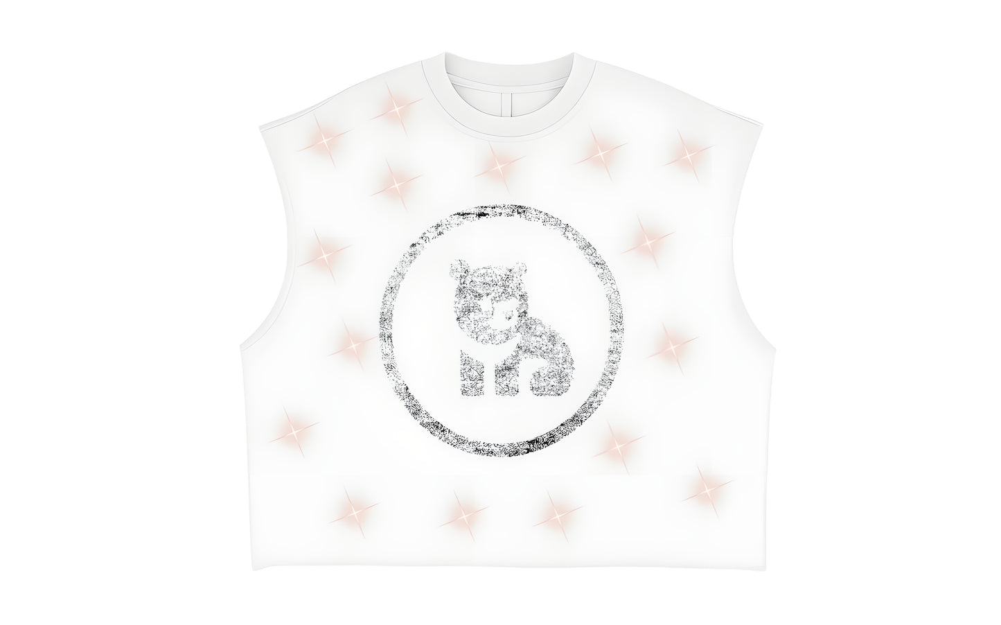 Camiseta Boxy Fit Oversize sin manga