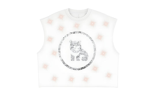 Camiseta Boxy Fit Oversize sin manga