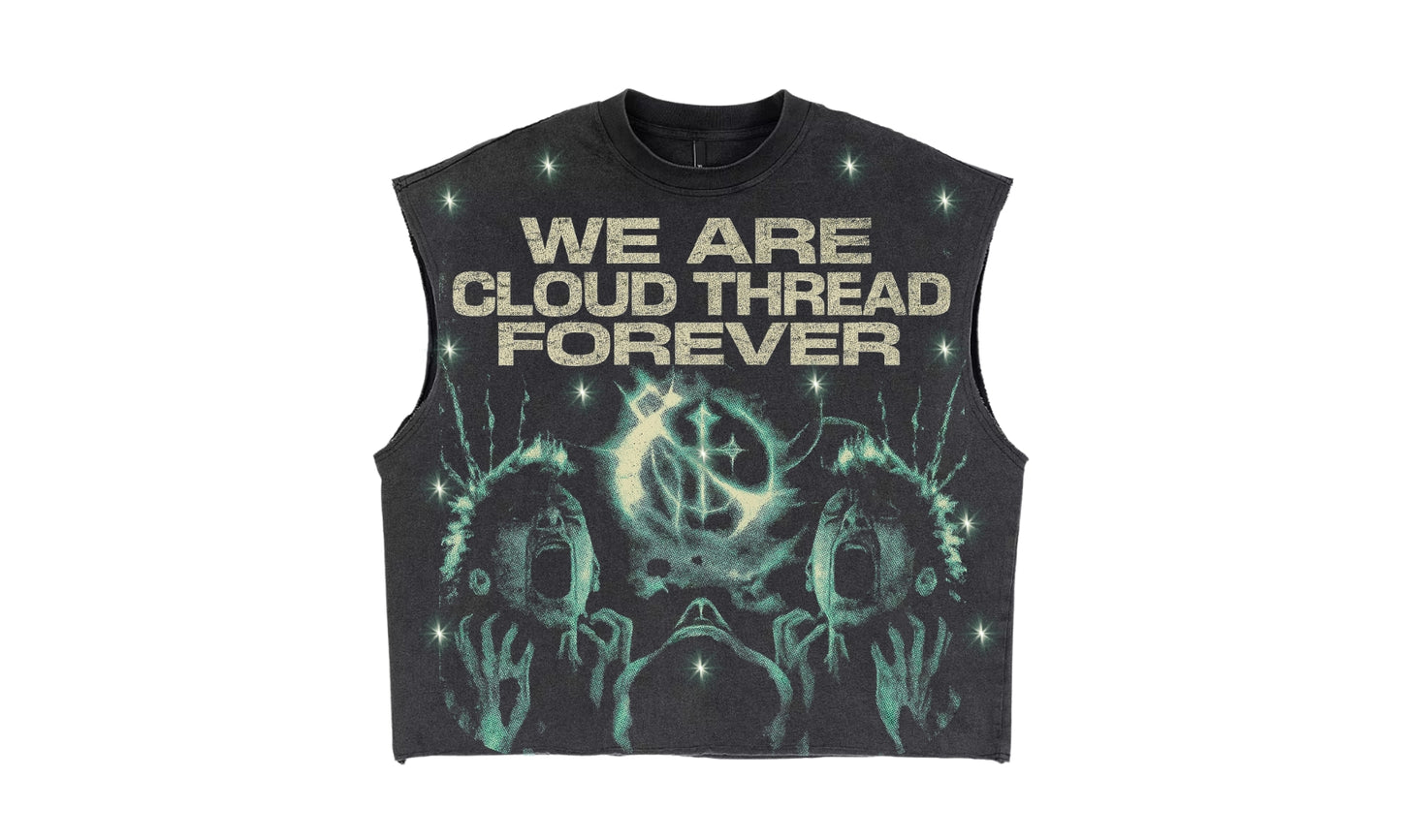 Camiseta Boxy Fit sin manga