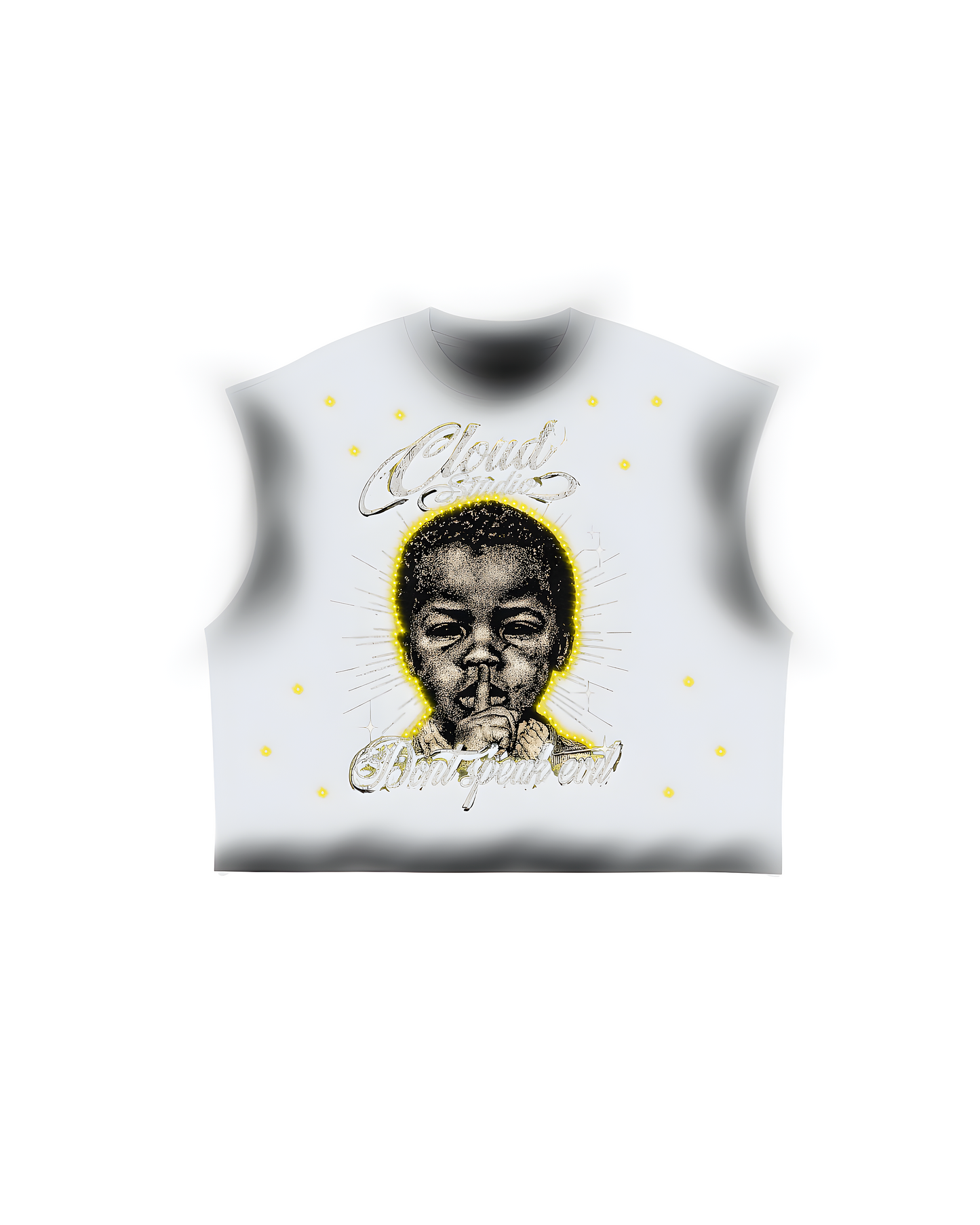 Camiseta Boxy Fit sin manga