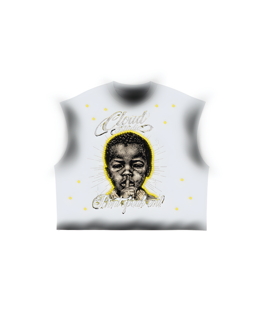 Camiseta Boxy Fit sin manga